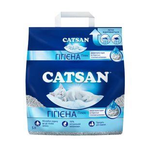 Catsan мінеральний наповнювач 5 л - без аромату - masterzoo.ua